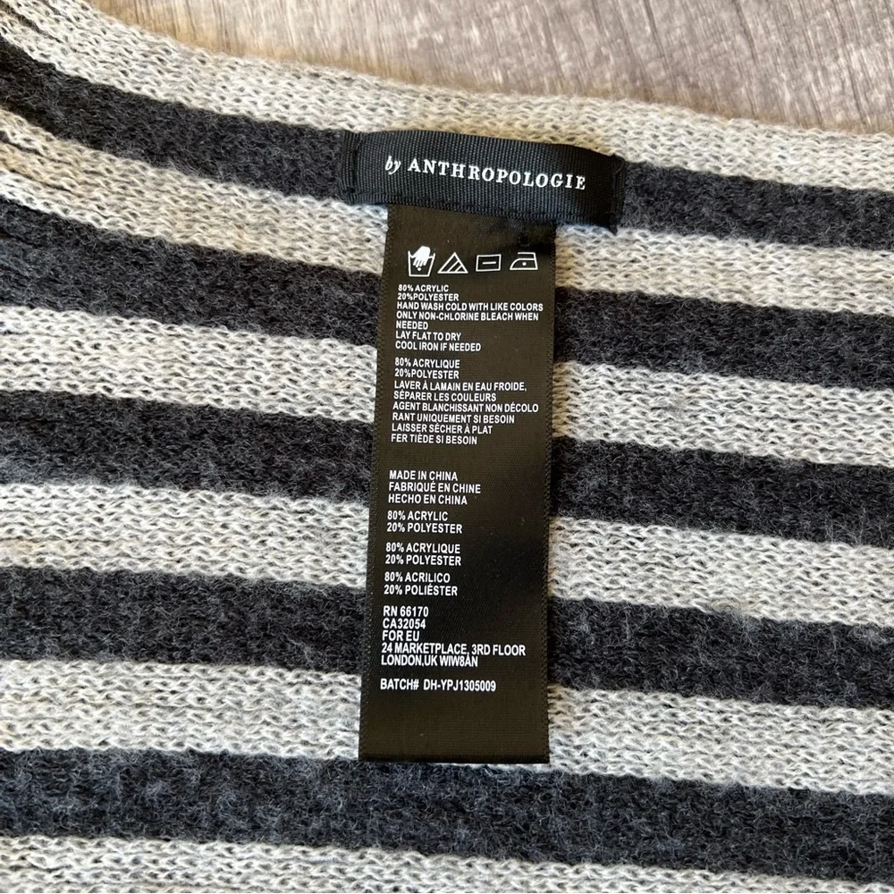 Anthropologie oversized striped